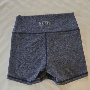 Fleo Heathered Navy Athletic Shorts